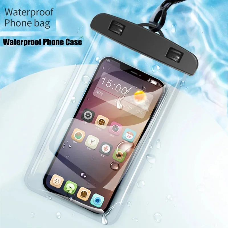 Funda impermeable para teléfono, bolsa estanca universal para proteger el móvil bajo el agua, compatible con iPhone 11 12 13 14 15 16 Pro