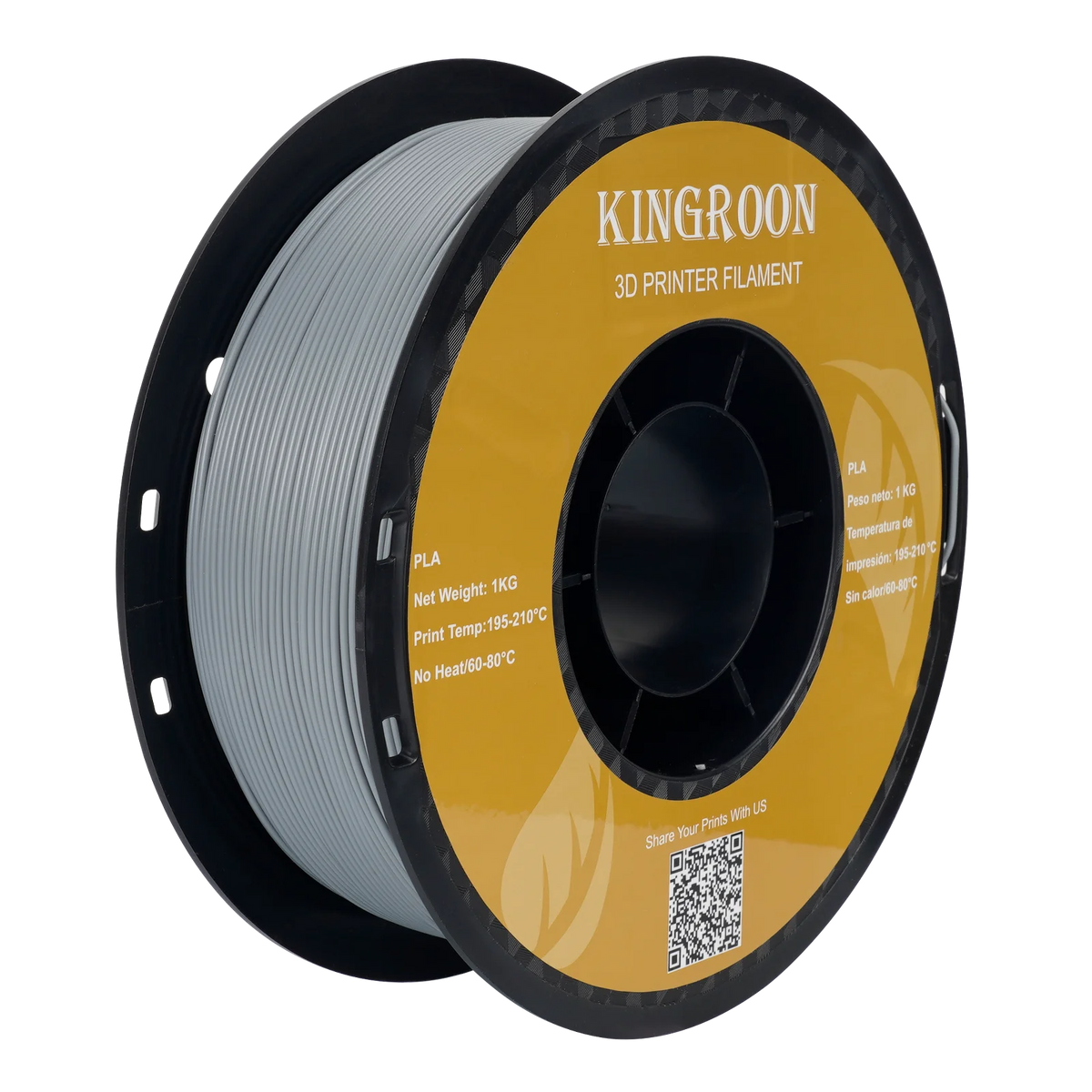 Filamento para impresora 3D de TPU, PLA y PETG, plástico de 1 kg y 1,75 mm, sin enredos, materiales para impresión 3D, negro, blanco, envasado al vacío
