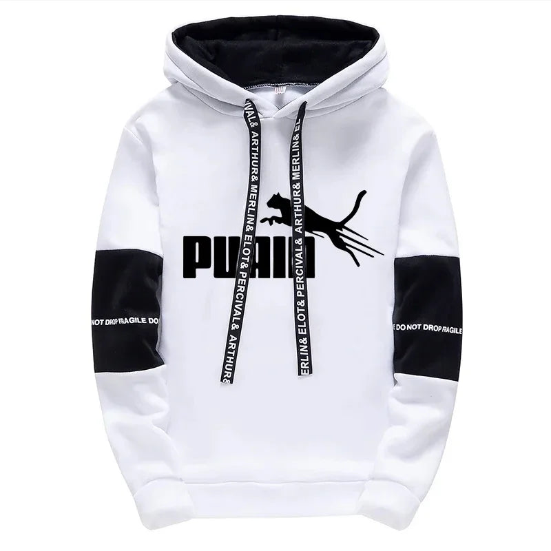 Herbst-/Winter-Trainingsanzug für Herren, Freizeit- und Sportbekleidung, Set aus Kapuzenpullover und Hose, Neuheit 2026, Kapuzenpullover und Jogginghose