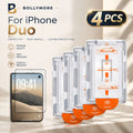 One-Click Dust Free Glass For iPhone Duo Glass Oleophobic Screen Protector Film For APPLE iPhone 18 Pro Max 18 Tempered Glass