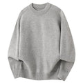 Autumn Men's Sweater Long Sleeve Solid Color Casual O-neck Daily Knitted Pullovers Slim Fit Classic Simple Style Knitwear