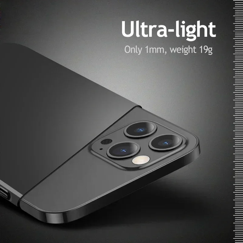 Cases For APPLE iPhone 16 16E 15 14 13 12 11 Pro Max Plus Mini Shockproof Case Cover Hard Plastic Ultra Slim Frosted Covers