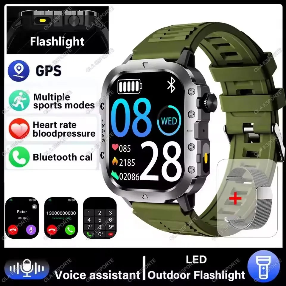 AMOLED Outdoor Smartwatch with Bluetooth Calling