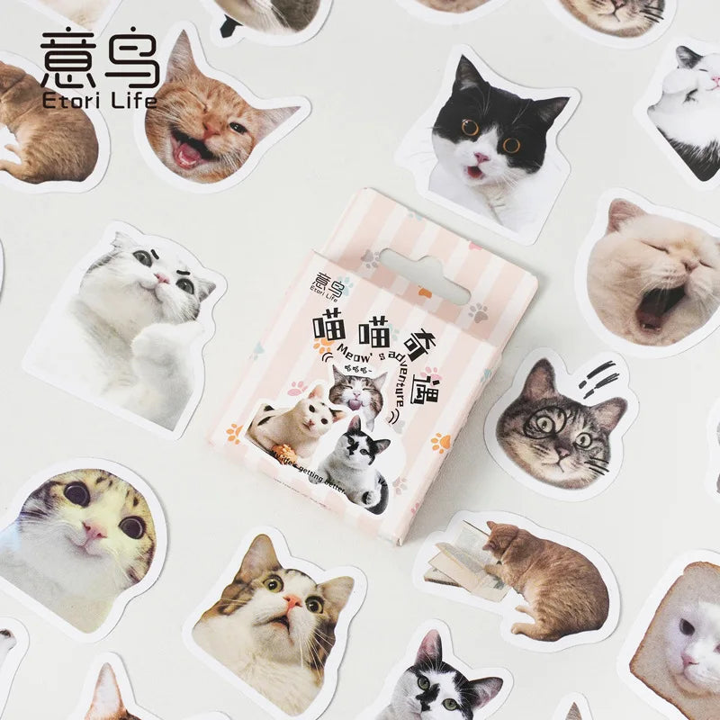 46pcs Halloween Sticker Pack DIY Material Decorative Stationery Album Diary Cup Notebook Mobile Phone Scrapbook