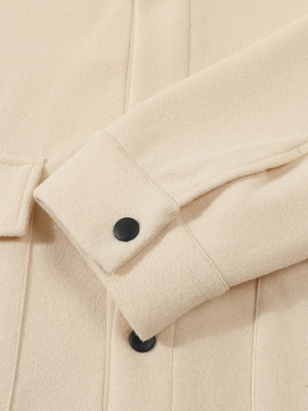 2026 Men's Autumn/Winter New Men's Fashion Double Pocket Wool Jacket Coat Men