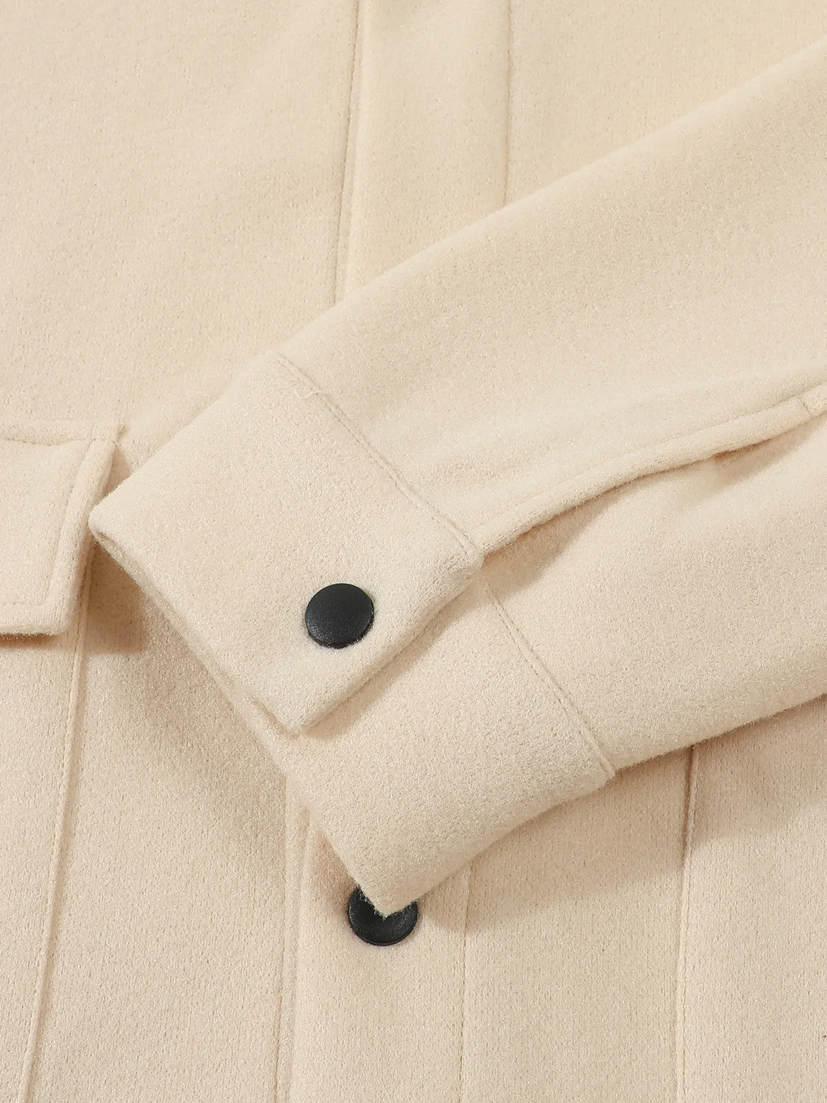 2026 Men's Autumn/Winter New Men's Fashion Double Pocket Wool Jacket Coat Men