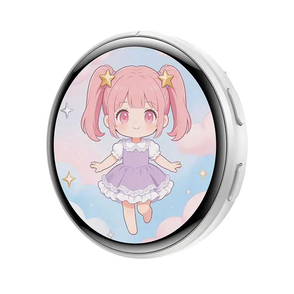 Dynamic Electronic Badge Display Pin 1.5 In Touch Screen Anime E-Badge For Game Peripherals Excellent Fans Friends Birthday Gift
