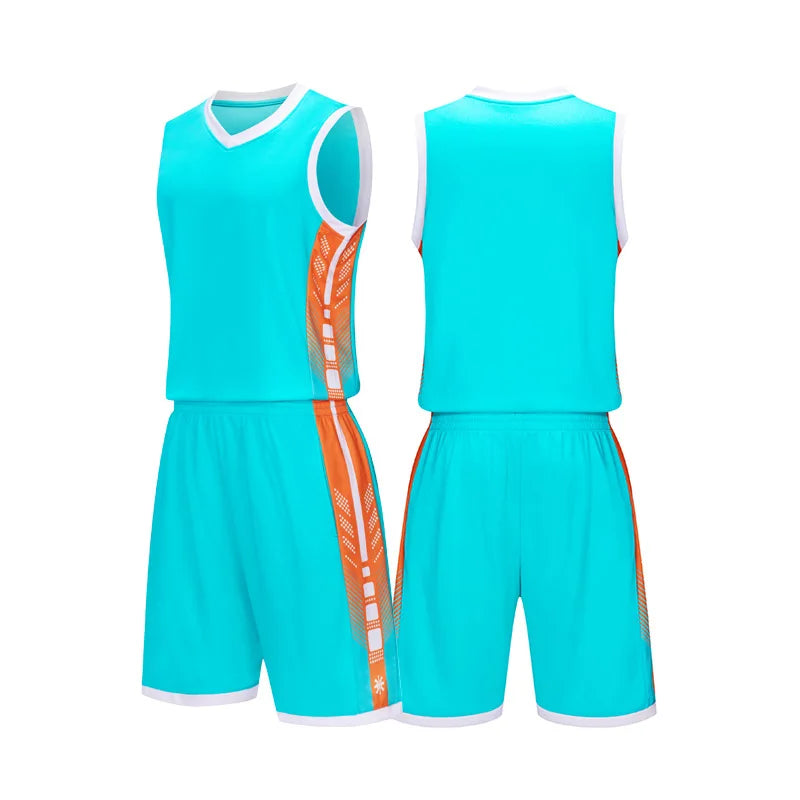 Adult Kid Basketball Jersey Youth Quick-drying Breathable Unisex Team Training Uniform Shirt Sportswear Child Tracksuit Outfit