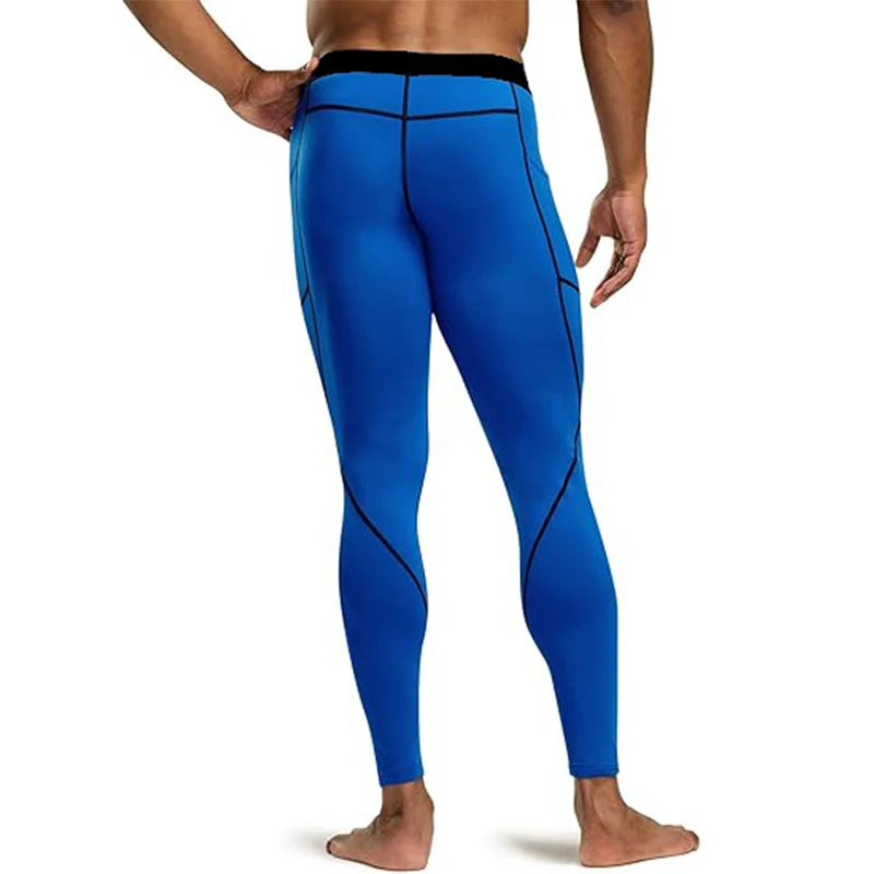Men’s Running Leggings – Full-Length Sports Tights
