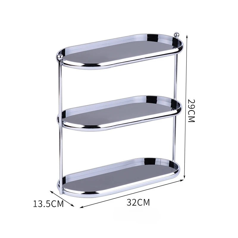 Moderne Aufbewahrungshalter Organizer Make-up-Regale Wohnzimmer Dekoration Präsentationsständer Schreibtisch-Organisationsregal Ästhetisches Zubehör