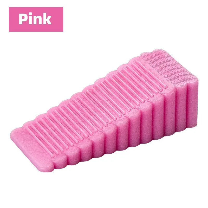Safety Silicone Door Stop Stoppers Block Wedge Doorstops Door Stopper Home Office Door Rear Retainer Anti-collision Stop