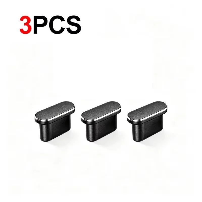 1-5Pcs Metal USB Type C Dust Plug For iPhone 18 17 16 Pro Max Mobile Phone Type-C Charging Port Protector Cover Cap Stopper