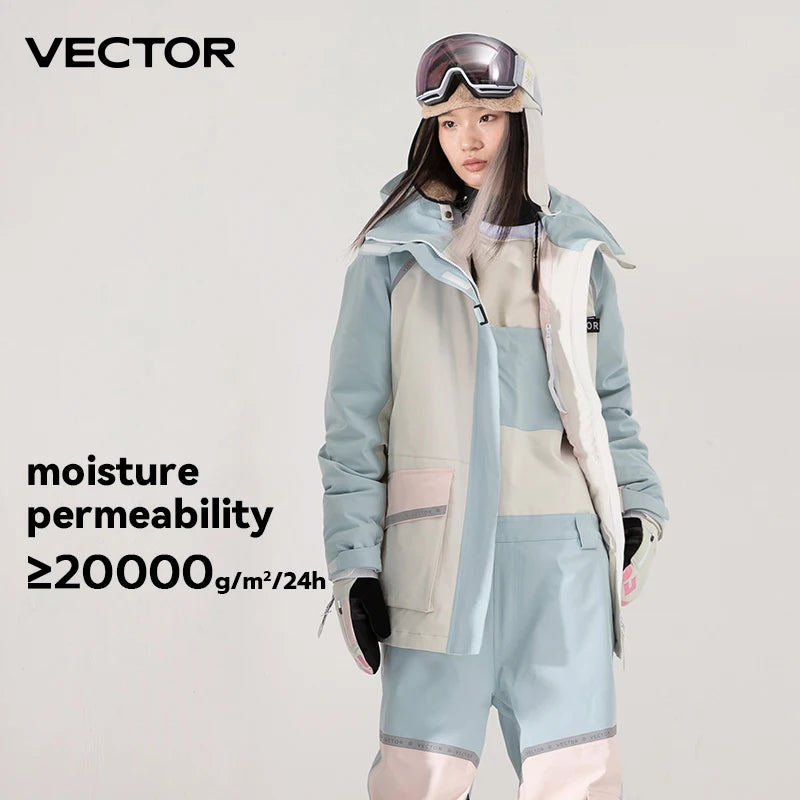 Giacca sci VECTOR con cappuccio HXF70091