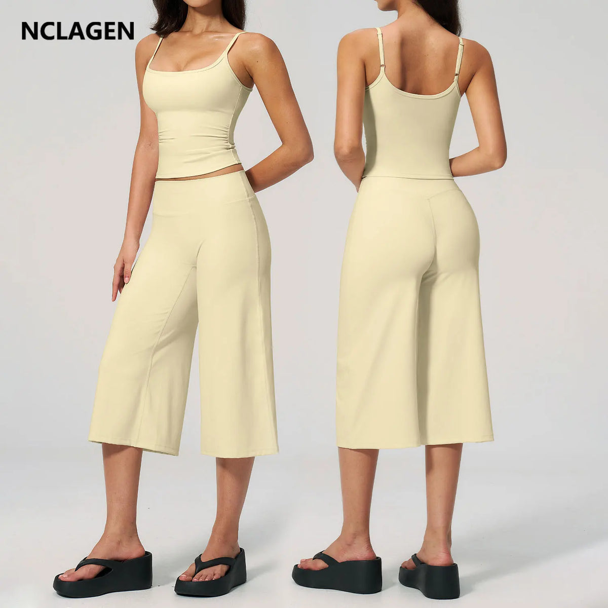 NCLAGEN completo donna, top e pantaloni cropped