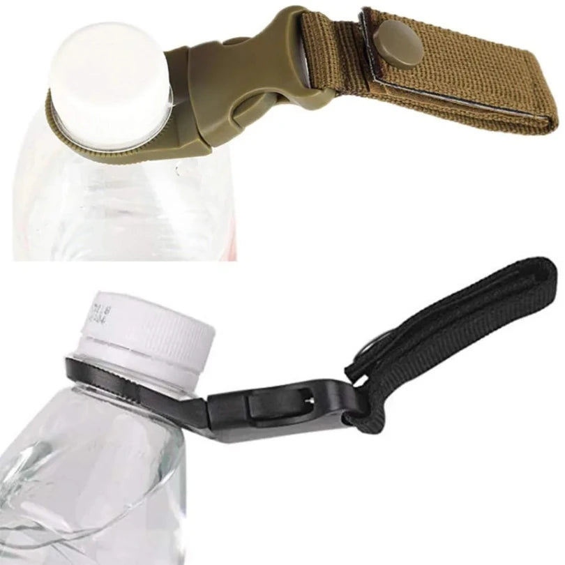 Outdoor Carabiner Hiking Water Bottle Buckle Holder Cycling Tool Attachment Webbing Backpack Hanger Hook Camping Clip Hanging Clasp