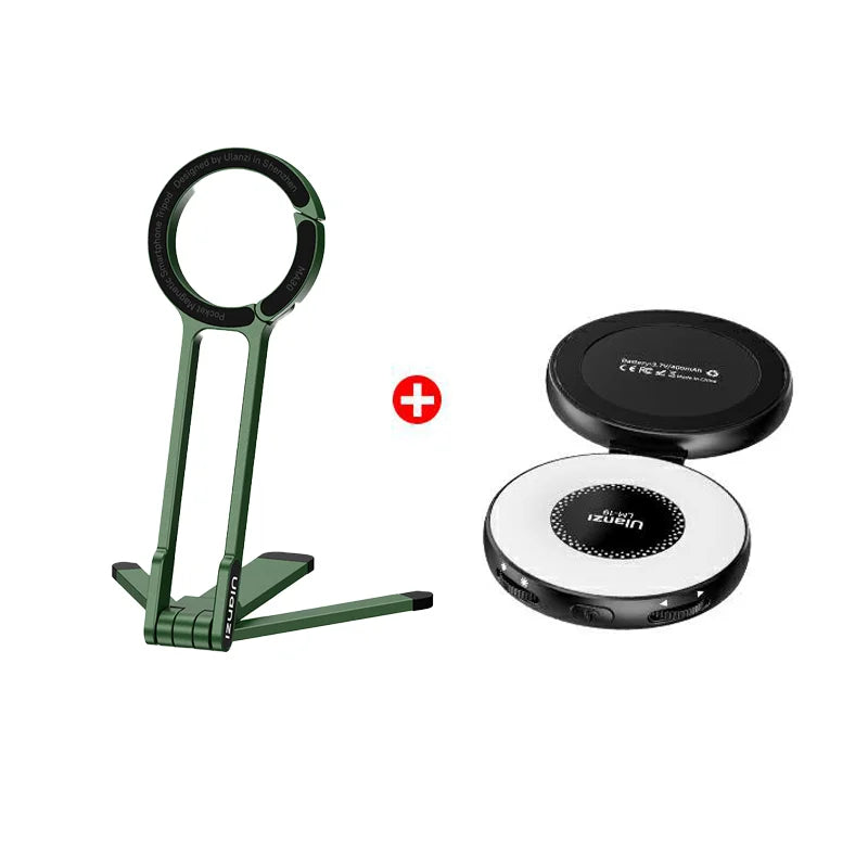 Ulanzi MA30 Magsafe Phone Tripod Dual-sided Magnetic Phone Holder Phone Stand for Iphone 16 15 Outdoor Travel Vlog LiveStreaming
