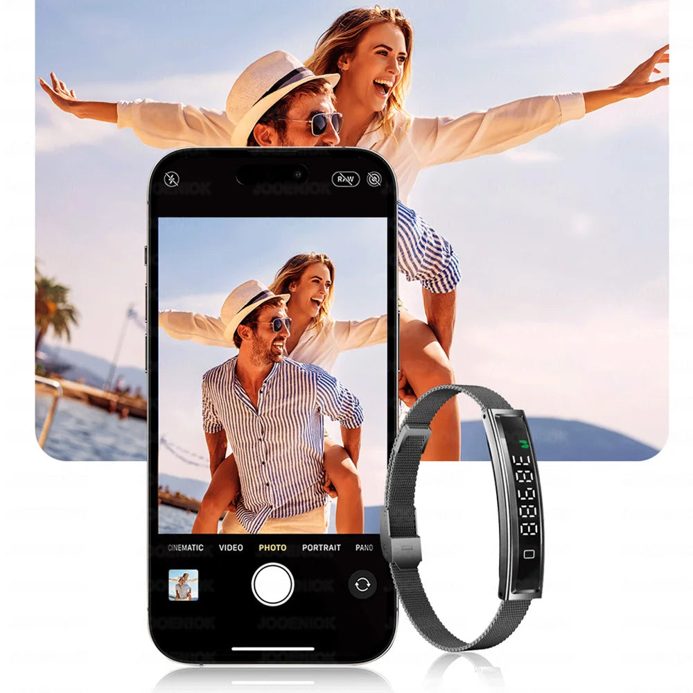 New Sports Waterproof Smart Band Bracelet Gesture Control Heart Rate Blood Oxygen Sleep Monitor Pedometer Screen Smartwatch 2026