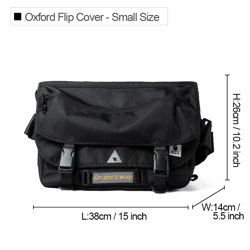MOYYI Men Crossbody Bag Casual Trendy Waterproof Large Capacity Lightweight Bags For Teenage Daily Life Shoulder Messenger Bag