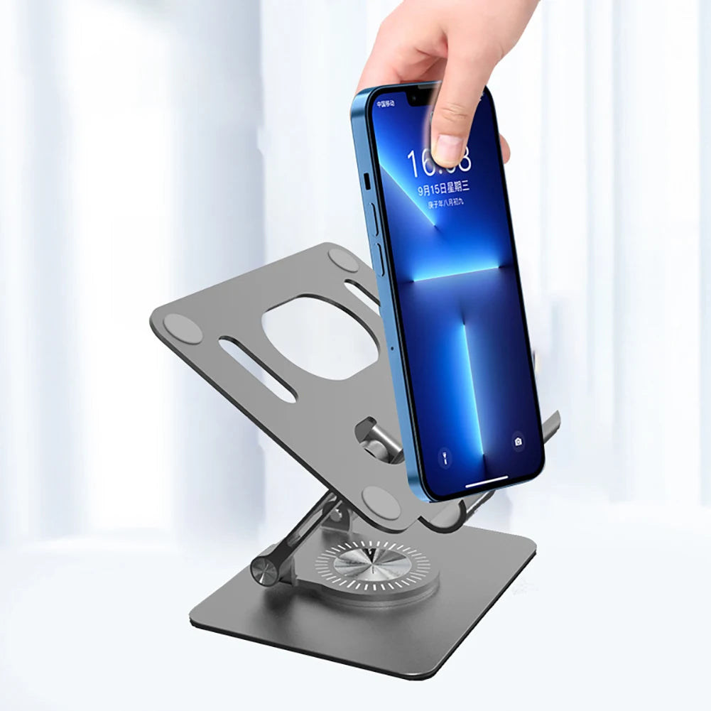 Foldable 360° Rotating Tablet Stand for 4.7–12 in Devices