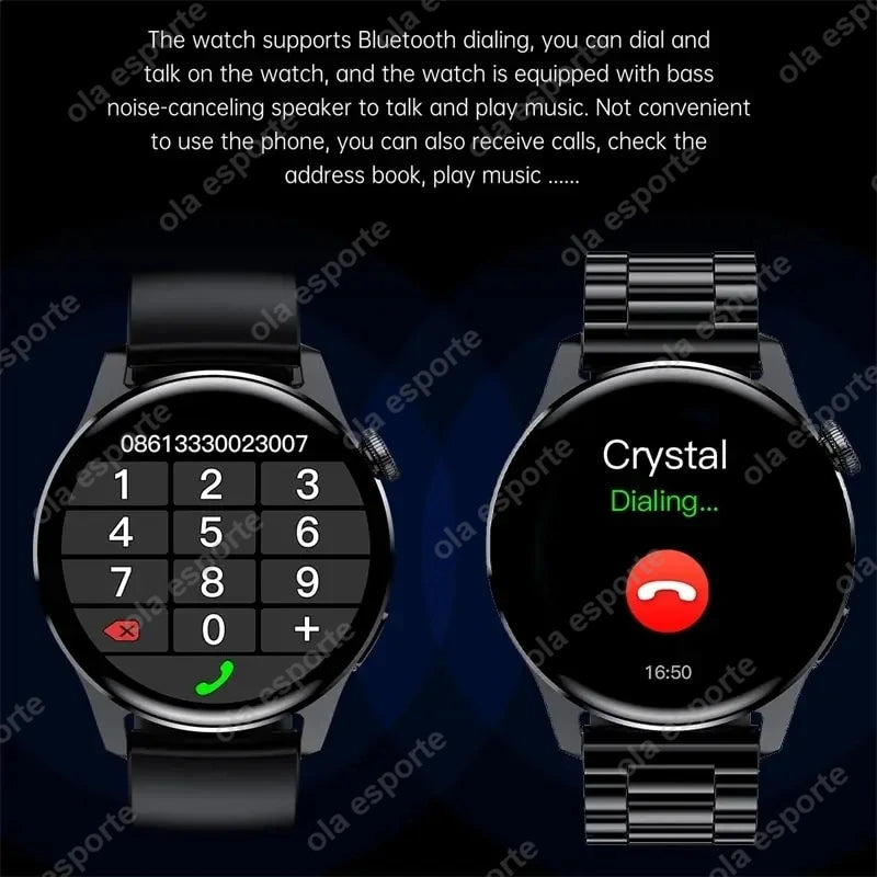 Smart Watch For Men Women ECG Heart Rate Blood Pressure SpO2 Monitor Sleep GPS FitnessTracker Sport Waterproof Smartwatch HT22 ﻿
