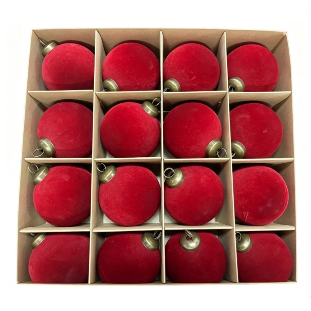 Burgundy Ball Garland with Red Berries Xmas Decor for Christmas Decorations Tree Wreath Holiday Party Home New Year 2026 Decor