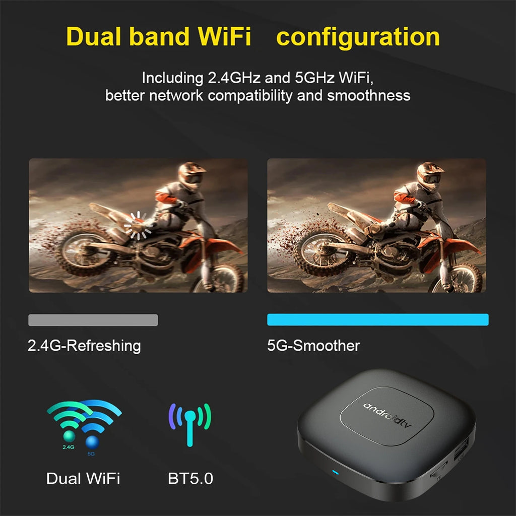 TV box Allwinner H313 con Wi-Fi e Bluetooth