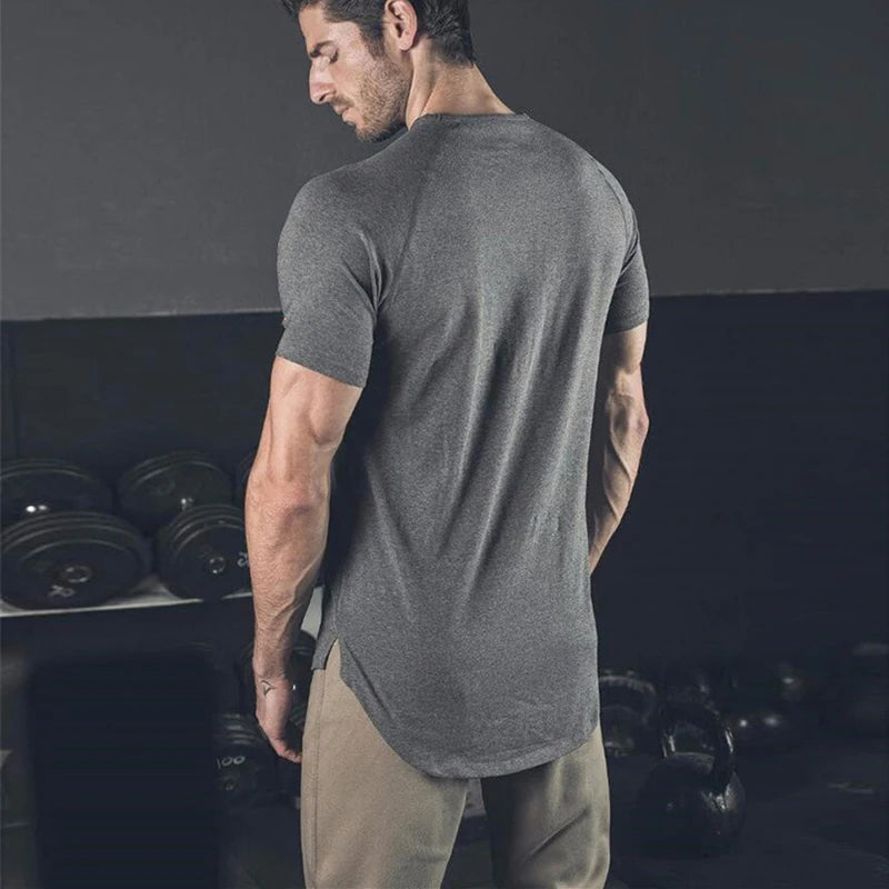 T-shirt YOUONGWEAR uomo in cotone a maniche corte