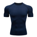 T-shirt sportiva aderente uomo in poliestere