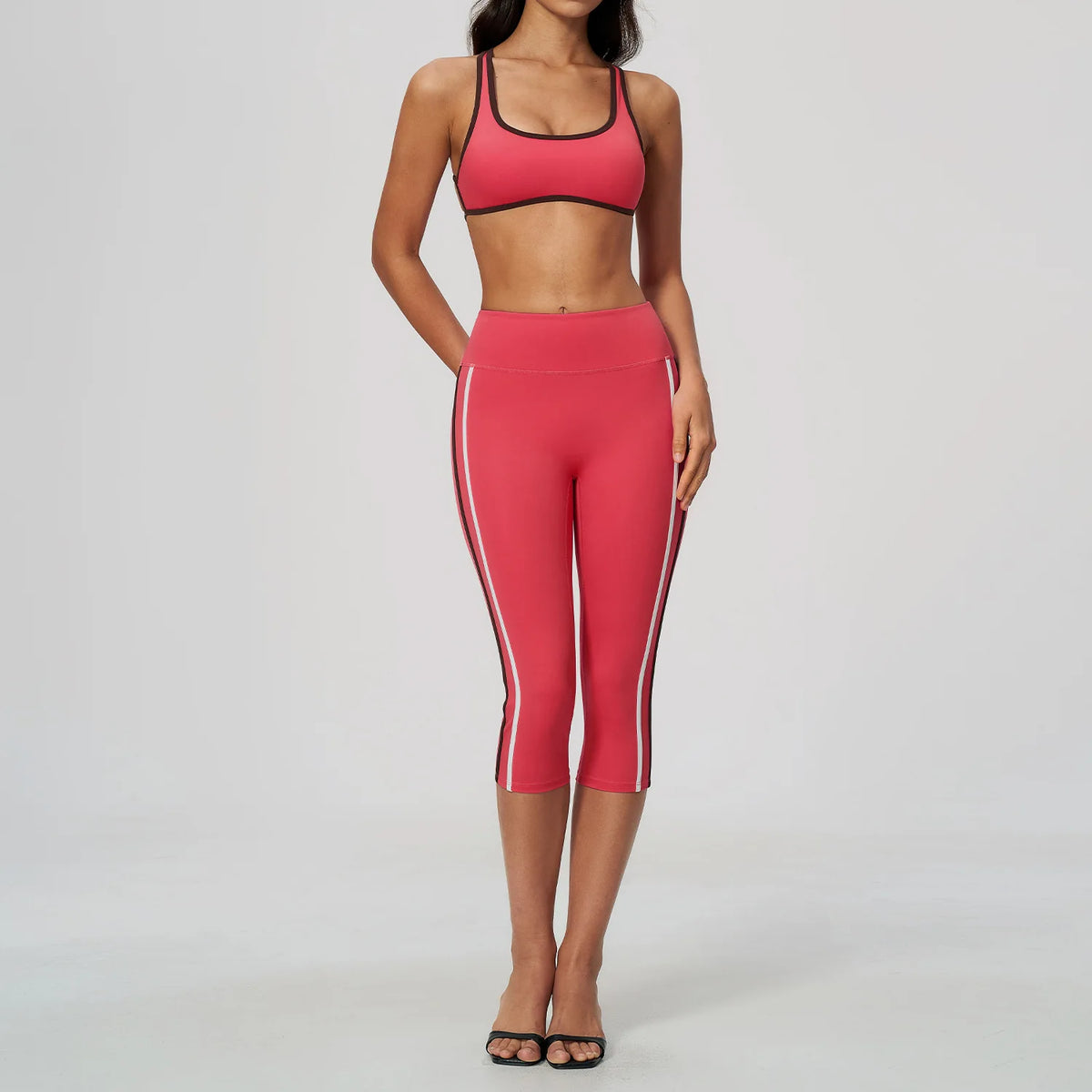 Ensemble yoga femme, 2 pièces, haut et legging