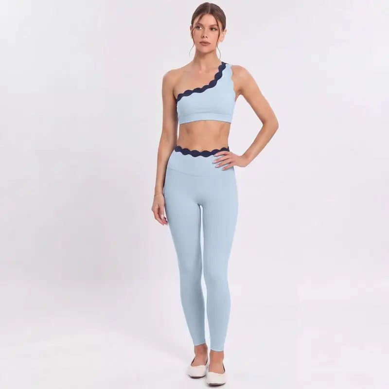 Ensemble yoga femme, 2 pièces, haut et legging