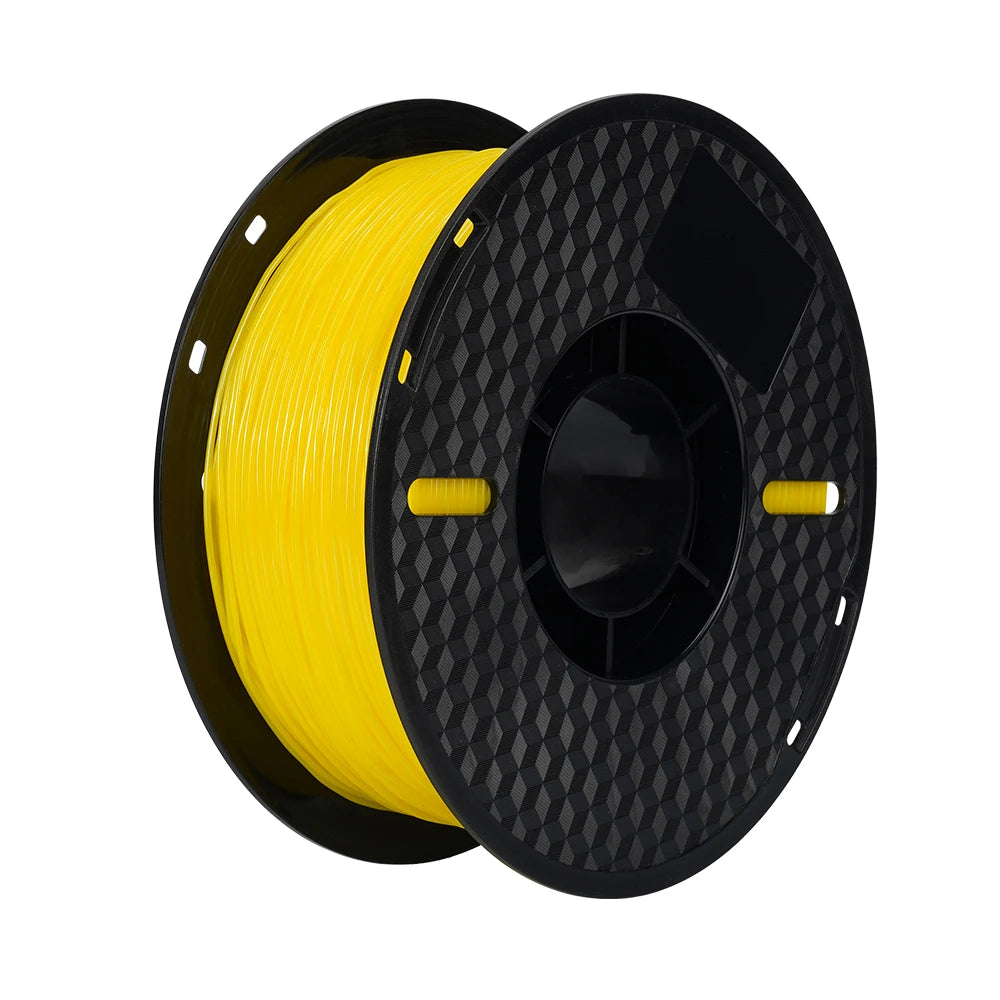 Filamento para impresora 3D de TPU, PLA y PETG, plástico de 1 kg y 1,75 mm, sin enredos, materiales para impresión 3D, negro, blanco, envasado al vacío