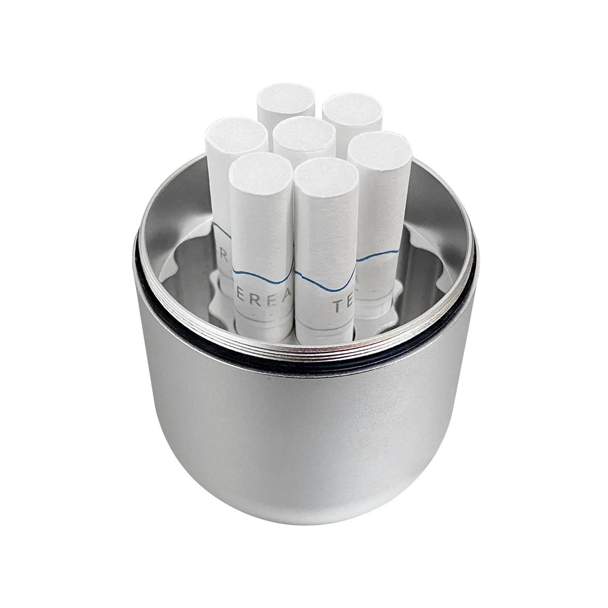 Wasserdichtes Etui mit 20/7 Fächern für IQOS ILUMA One/ILUMA/ILUMA Prime, Zigarettenetui für IQOS 3 Duo aus Aluminiumlegierung für Solid2