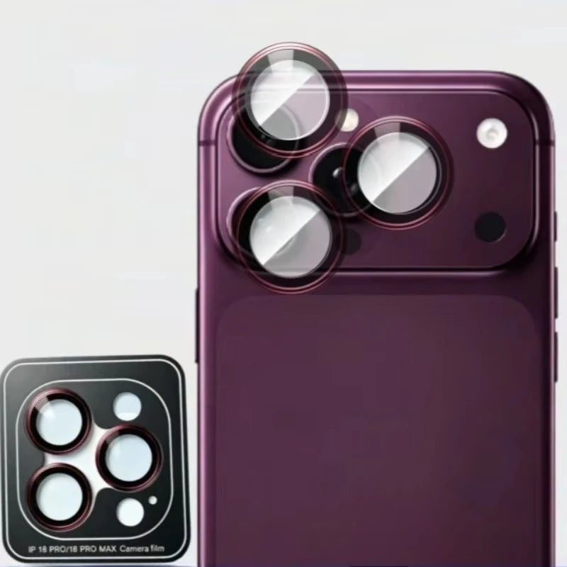 For Apple iPhone 18 17 Pro Max Aluminum Alloy Glass Camera Protector for iPhone18 18Pro Max Positioning Metal Ring Lens Film