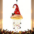 Weihnachtsmannmütze mit LED-Hängelicht, warm leuchtende Lichterkette für Kronleuchter, Weihnachtsdeko für Treppenhaus und festliche Partys, neu