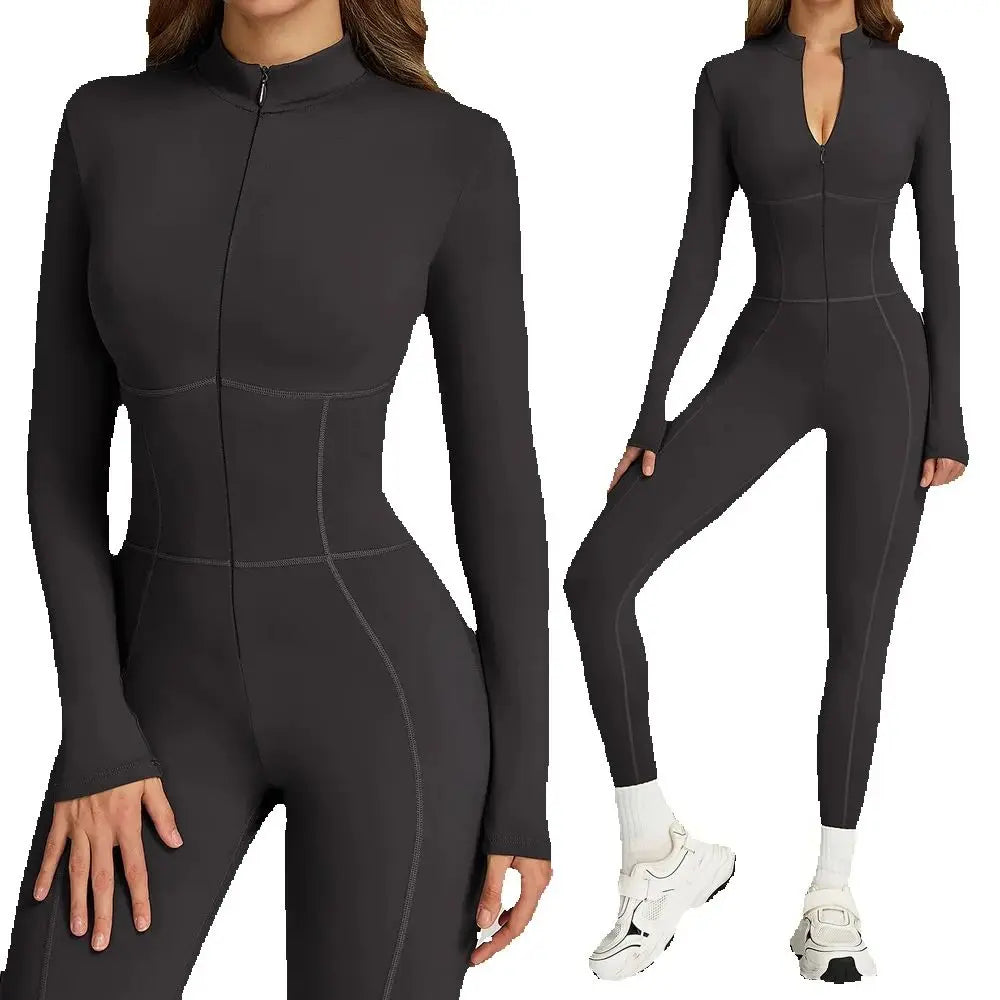 Combinaison de sport femme, manches longues