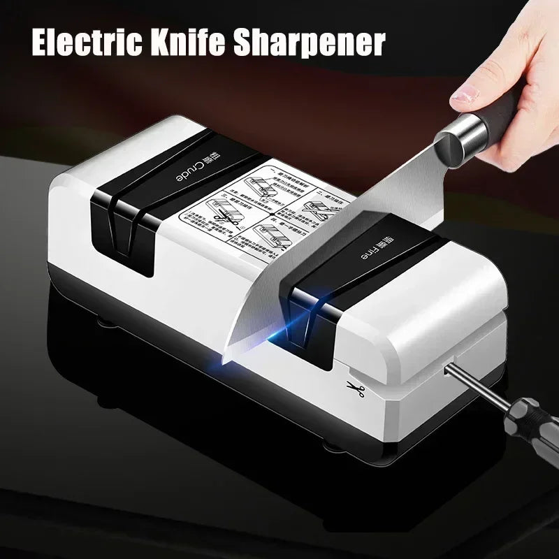 Aiguiseur Électrique Multifonction Automatique pour tournevis plats, ciseaux et couteaux, aiguiseur électrique rapide