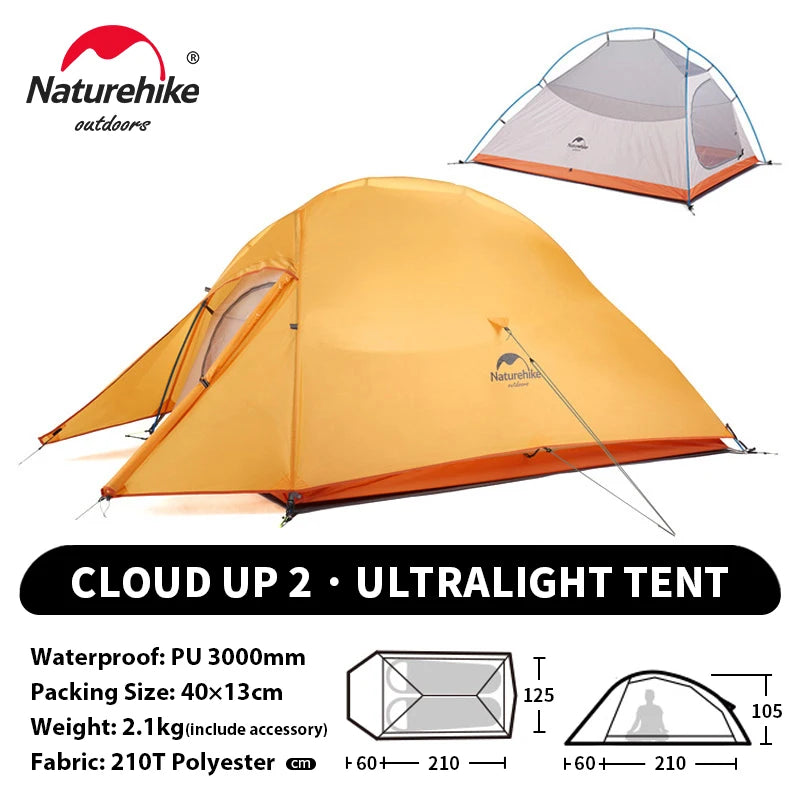 Tenda da trekking Naturehike Cloud Up per 2 persone