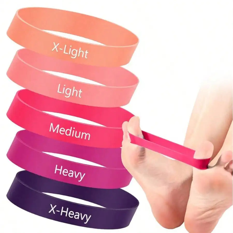 Resistance Bands for Toe, Finger and Hand Exercises