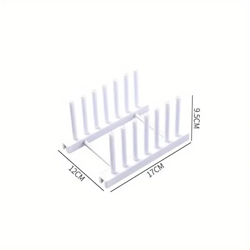 Kitchen Storage Rack for Pot Lids, Stainless Steel Creative Bowl and Dish Storage Rack, Kitchen Accessories