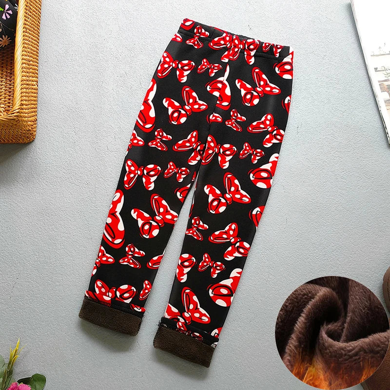 Children’s Fleece-Lined Printed Leggings