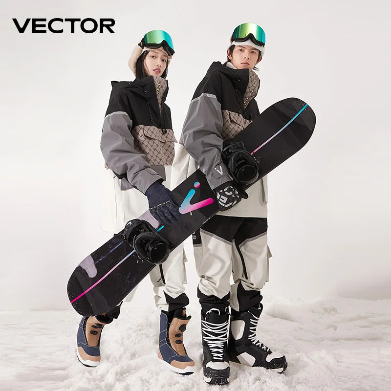 Giacca da sci donna VECTOR HXF70073 con cappuccio