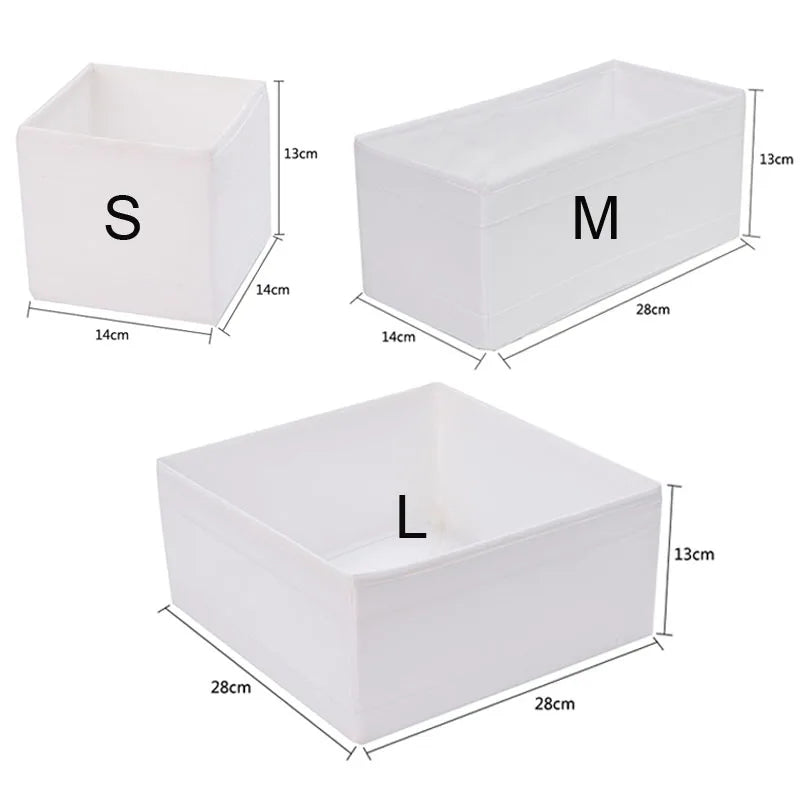 Organizador de armario para ropa interior, cajas organizadoras para cajones y armarios, organizador de ropa para guardar en el ropero.
