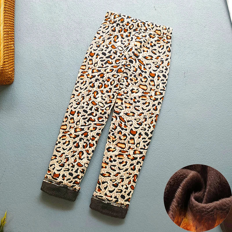 Children’s Fleece-Lined Printed Leggings