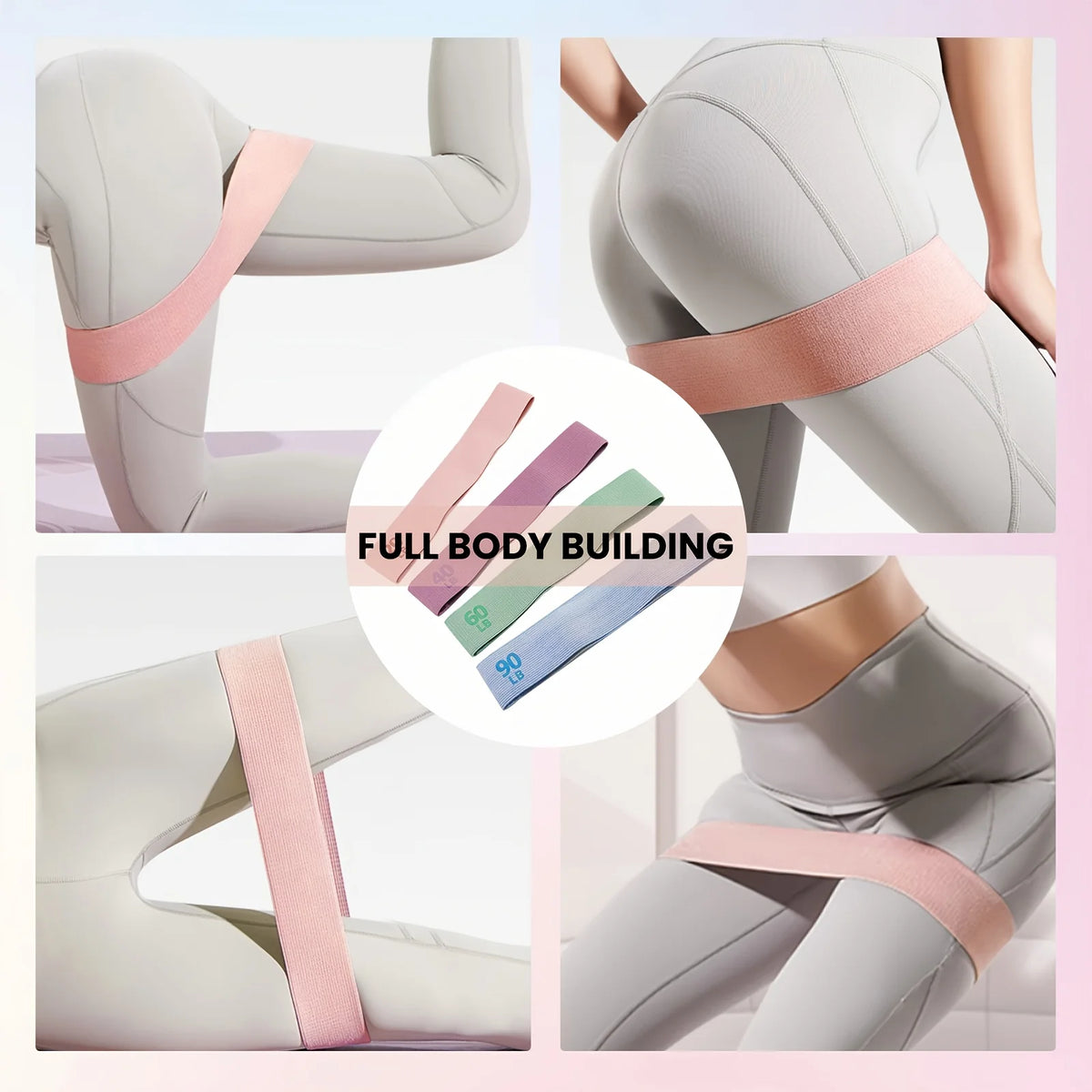 Bandas de resistencia con pesas, adecuadas para fortalecer el core, practicar pilates y yoga y realizar entrenamientos de cuerpo completo, kit de fitness portátil, la mejor opción para estudios de yoga y entrenamientos en el gimnasio