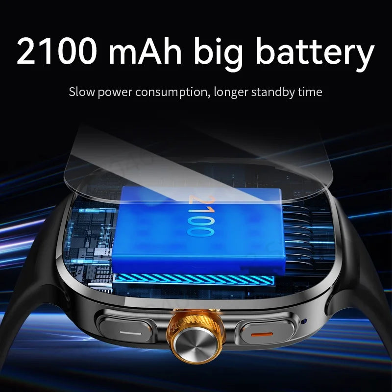 Smartwatch Android touch AMOLED con funzioni telefoniche