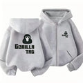 Children’s Zip-Up Gorilla-Print Hoodie