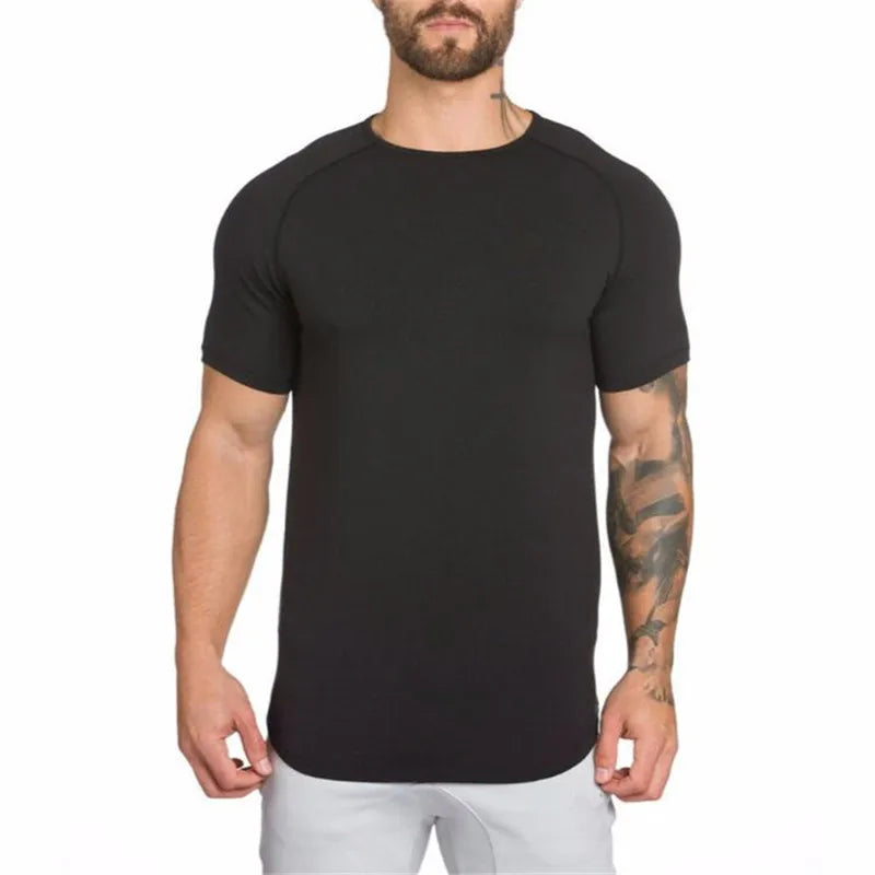 T-shirt YOUONGWEAR uomo in cotone a maniche corte