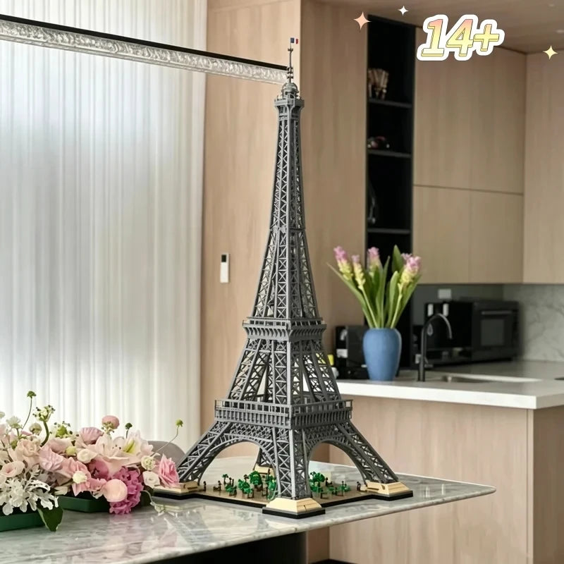 10001 Pcs Large Eiffel Tower Building Blocks Bricks Birthday Christmas Gifts Toy Compatible  10181 In Stock