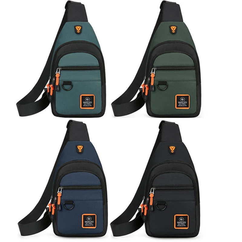 Men’s Oxford Fabric Shoulder and Crossbody Bag