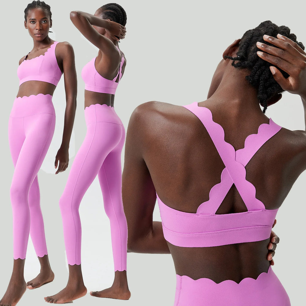Ensemble yoga femme, 2 pièces
